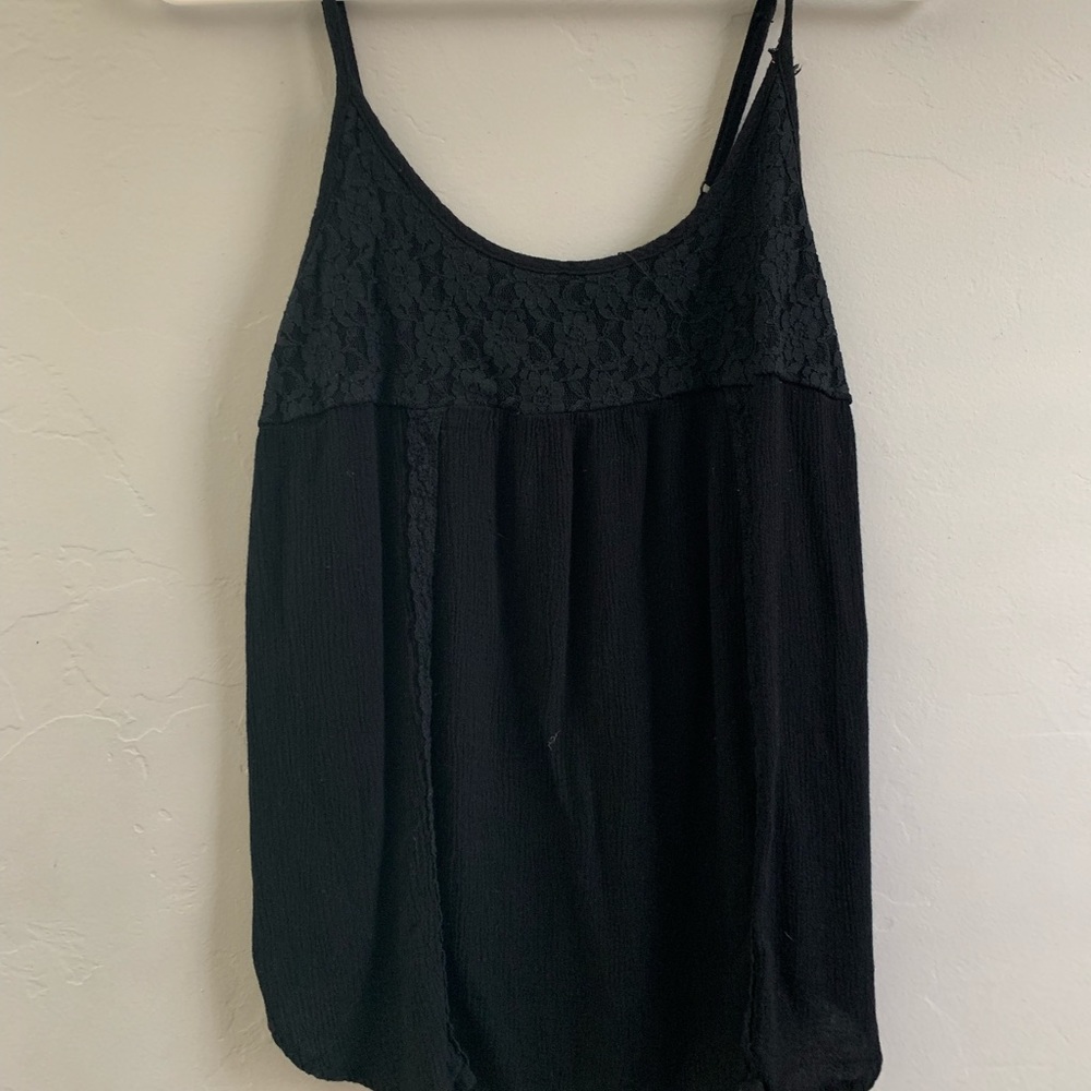 Black tank top